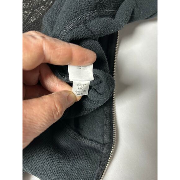 Victoria's Secret Black Angel Wing Sequin Hoodie Zip Up Sweatshirt size XS - Picture 11 of 14